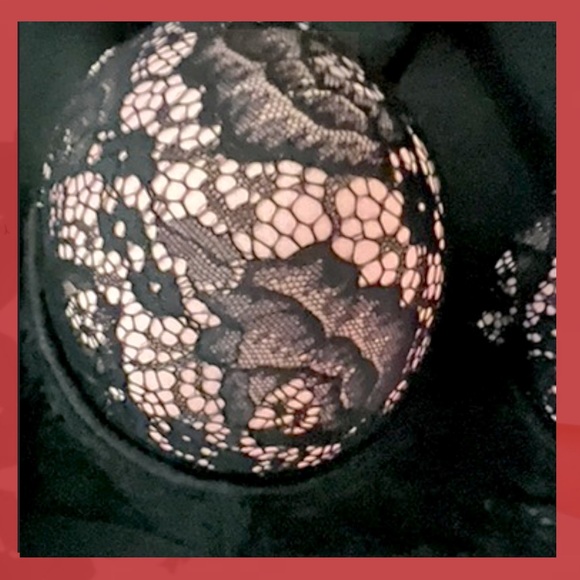 New SPREE INTIMATES BRA size 36C, pink with black lace. - Picture 2 of 7